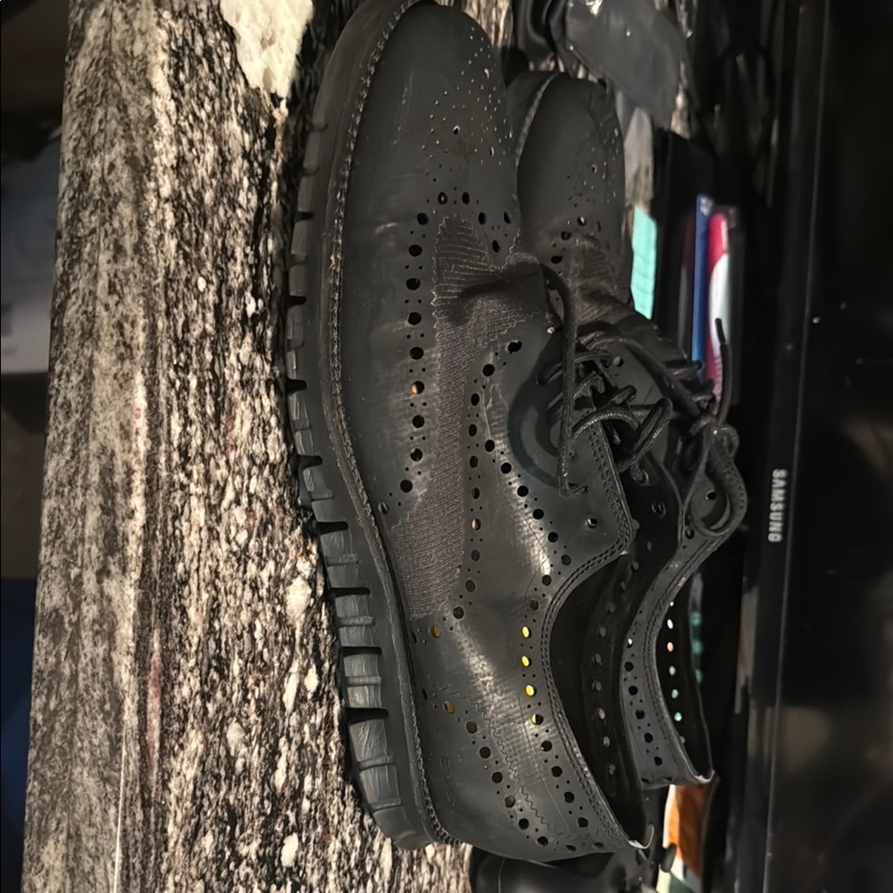 Cole Haan Grand OS Black Oxfords